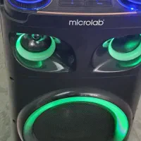 اسپیکر بزرگ میکرولب ، رقص‌نور و میکروفون و کنترل|سیستم صوتی خانگی|تهران, امام زاده عبدالله|دیوار