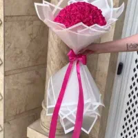 دسته گل روبانی هدیه ای ماندگار|گل مصنوعی|شیراز, زرهی|دیوار