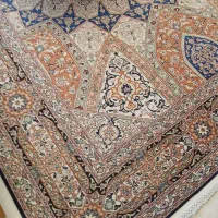 فرش دستباف گل ابریشم پنجاه رج نقش گنبد تبریز|فرش|تهران, امانیه|دیوار