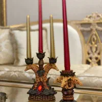 شمع ۳شعله ی زرافه ای