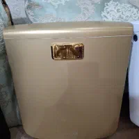 فلاش تانک ماربل نقره ای و طلایی تیتانیوم طلایی