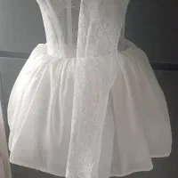 لباس عروس کوتاه عروسکی