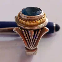 انگشتره نقره توپاز