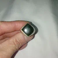 انگشتر یشم یمنی طرح نقطه وشجردرختی|جواهرات|کرمان, |دیوار