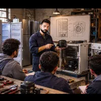 آموزش تعمیرات لوازم خانگی برقی(انواع یخچال فریزر)