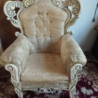 مبل سلطنتی ۷ نفره|مبلمان خانگی و میز عسلی|آشخانه, |دیوار