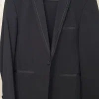 کت شلوار مشکی نو سایز 50