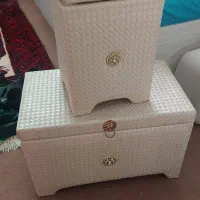صندوق و سطل زباله و جا دستمال کاغذی
