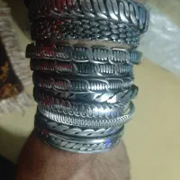 دستبند دخترونه استیل مس وبرنج نقره|بدلیجات|پرند, فاز ۵|دیوار