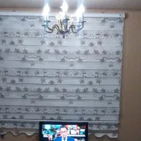 پرده زبرا گلدار کارکرد شش ماه