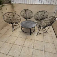 میز وصندلی حیاط