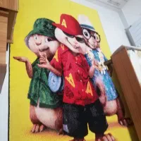 فرش طرح آلوین ها