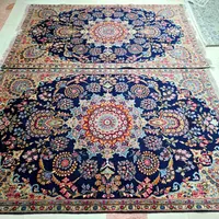 قالیچه پرده‌ای دستباف کرمان جفت|فرش|تهران, ونک|دیوار