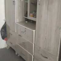 کمدسه تکه همراه تخت کودک|تخت و صندلی بچه|بوکان, |دیوار