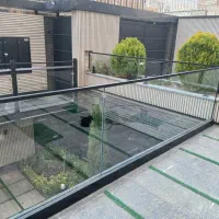 شیشه‌‌سکوریت‌لمینت‌دوجداره‌نرده‌پله