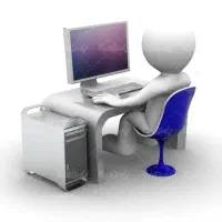 همکار اشنا به کامپیوتر و کارهای کافی نتی