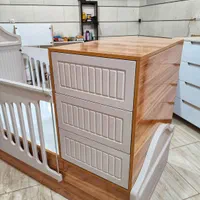 تخت کودک(تخت نوزاد )وکیوم|تخت و سرویس خواب|خرم‌آباد, |دیوار