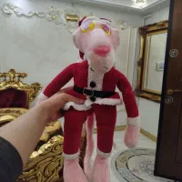 عروسک پلنگ صورتی