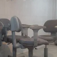 صندلی اداری چرخ‌دار دسته‌دار سالم جک دار