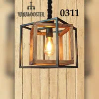 آویز چوبی فلزی لوستر کافه دکوری|لوستر و چراغ آویز|تهران, ابوذر|دیوار