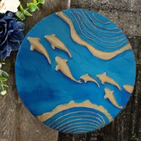 دیوارکوب ماهی طلایی برجسته