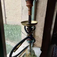 قلیان چوبی  تنه گردو با تعمه دوسیب شرق