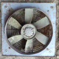 هواکش صنعتی فن تهویه|پنکه و تصفیهکنندهٔ هوا|صومعهسرا, |دیوار