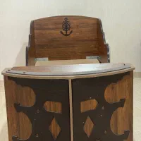 2 عدد تخت یک نفره مدل قایقی