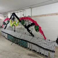 شال و کتیبه ترمه علامت و چهل چراغ چهلچراغ