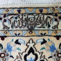 فرش دستباف نایین نقشه خشتی ۶ متری گل ابریشم ۶ لا|فرش|تهران, حکمت|دیوار