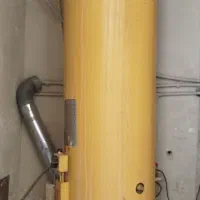 آبگرمکن ایستاده 185 لیتری و کابینت فلزی اشپزخانه