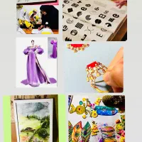 طراحی و نقاشی دستی خلاقانه وجدیدزیورآلات.لباس.لوگو