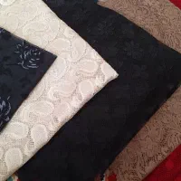 روسری گیپور مشکی محرمی