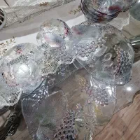 سرویس کریستال اصل چک ۱۴تیکه طرح برجسته ۷رنگ|ظروف سرو و پذیرایی|تهران, تهرانپارس غربی|دیوار