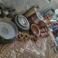 مقداری ظروف مسی