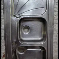 سینک ظرفشویی استیل بزرگ 60/120