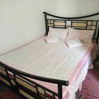 تخت خواب فلزی دونفره|تخت و سرویس خواب|قزوین, |دیوار
