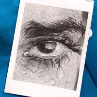 نقاشی /طراحی چشم/ چشم سفارشی/هدیه