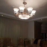 لوستر  ۸ شعله|لوستر و چراغ آویز|مشهد, فرهنگ|دیوار