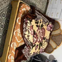 تخت خواب دونفره چوب روس