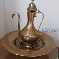 آفتابه لگن قدیمی و سنگین برنزی