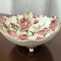 میوه خوری آجیل خوری گل رز چینی