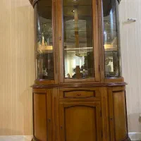 بوفه دو تکه تمام چوب