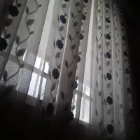 پرده در حد نو رنگ کرم