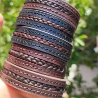 دستبند چرم موی یار
