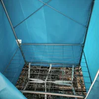 کمد لباس برزنتی رنگ آبی|جاکفشی، کمد، دراور|کیش, |دیوار