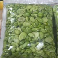 باقالی پاک شده و شسته و بسته بندی شده