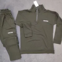 ست پاییزه آستین بلند یقه نیم زیپ مراکشی|لباس|مشهد, طلاب|دیوار