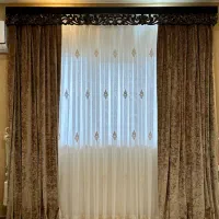 پرده مخمل همراه کتیبه