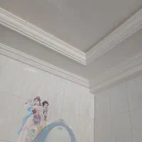 گچکاری،  گچ بری ، سفید ساده